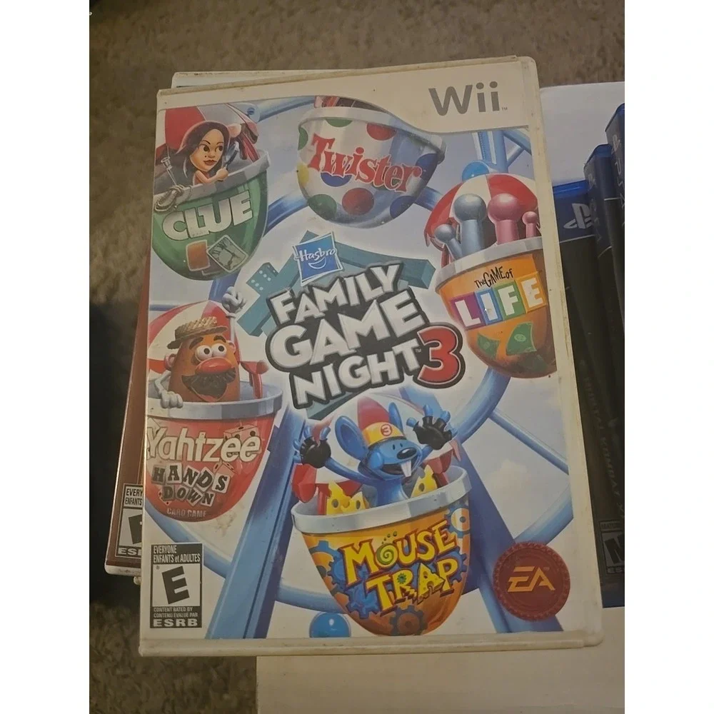 Hasbro Family Game Night 3 Nintendo Wii Brand New & Factory Sealed!